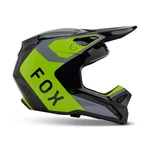 Fox Racing Youth V1 Lean Helmet (grey/yellow) 33046-086. Fixed Price $159.95.