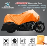 Xl Motorcycle Cover Half Outdoor Waterproof Rain Dust Protector Orange. Fixed Price $20.99.