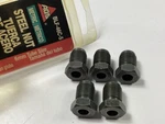 (5) Ags BLF-46C Steel Tube Nut, 1/4" (M12 X 1.0) Bubble. Fixed Price $8.09.