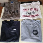 Lot 4 Indian Motorcycle Men's Xxl Tee Shirts Denver Neptune Nj Coney Island Ny. Fixed Price $29.69.