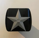 Cool Star 3D - 2 Inch Trailer Hitch Cover Black With Grey Skater Style. Fixed Price $35.99.