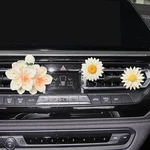 3PCS Flower Air Vent Clip, Cute Peach Blossom & Daisy Car Conditioner Outlet. Fixed Price $5.19.