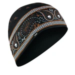 Zan Helmet Liner/beanie Sportflex Series Black & Orange Classic Bandana. Fixed Price $11.49.