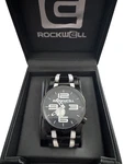 Rockwell The 50MM Primetime Round Watch - Black/white Rare. Fixed Price $799.99.