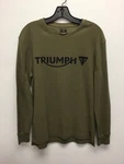 Triumph Motorcycle Bettmann Long Sleeve Waffle Tee MTLS21011-M. Fixed Price $65.00.