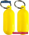 Pcs Yellow Boat Floating Keychains, 2.56X0.98IN Buoy Pendant, Oval. Fixed Price $14.98.