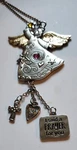 Ganz Car Charm With Chain For Rear-view Mirror Angel Said Prayer You. Fixed Price $9.95.