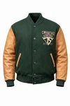 Snap 75TH Anniversary Varsity Jacket Wool Leather Usa Button Mens Size. Fixed Price $104.49.