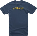 Alpinestars Ride 3.0 T-shirt 1232-722007059L Navy/gold Large. Fixed Price $34.44.