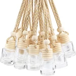 20 Pcs 8ML Hanging Car Air Freshener Diffuser,empty Clear Glass. Fixed Price $18.56.