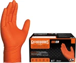 Gloveworks 8 Mil Disposable Hd Nitrile Gloves, Pack Of 100, Xlarge, Orange. Fixed Price $22.99.