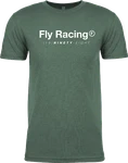 Fly Racing Trademark Tee Forest Green Heather 354-03152X. Fixed Price $40.64.