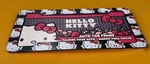 Chroma Hello Kitty License Plate Frames: Plastic Car Brand New. Fixed Price $14.99.