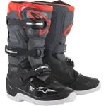 Alpinestars Tech 7S Youth Mx Boots - Black/dark Gray/red Fluorescent Size 4. Fixed Price $299.95.
