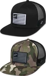 Alpinestars Flag Flat Trucker Snapback Hat Mens. Fixed Price $39.95.