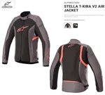 Alpinestars Women's Stella T-kira V2 Air Jacket, Gray/black/diva Pink- Xl. Fixed Price $159.99.