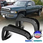 Fits 1994-2001 Ram 1500 2500 3500 Rough Texture Pocket Style Fender Flares 4PC. Fixed Price $128.98.
