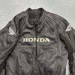 Vintage Honda Leather Jacket Mens 44 Black Full Zip Riding Tucker Rockey. Fixed Price $149.99.