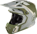 73-0043YL Youth Formula Cp Seal Helmet By Fly Racing, Matte Stone/khaki/olive. Fixed Price $224.95.