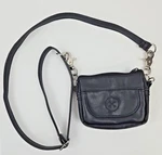 Bone Mountain Motor Gear Hipster Bag Converts Cross Body Black Purse Leather. Fixed Price $27.74.