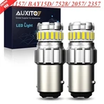Auxito White 1157 BAY15D 23-LED Tail Stop Brake Reverse Turn Signal Light Bulbs. Fixed Price $8.54.