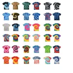 Tie Dye T-shirts Multi-color Adult Xl 100% Cotton Colortone. Fixed Price $12.30.