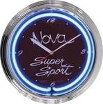 Neon Clock - Nova Super Sport 15". Fixed Price $84.99.