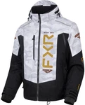 Fxr Helium Mens 2-IN-1 Snow Jacket White/camo/gold Md. Fixed Price $176.30.