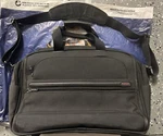 Tumi Alpha Double Expansion Travel Satchel Carry Bag Black. Fixed Price $250.00.