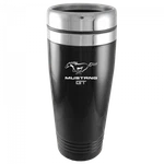 Ford Mustang Gt Black 16OZ Stainless Steel Tumbler Travel Mug Official Licensed. Fixed Price $23.95.