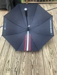 Bmw Motorsport Golf Umbrella With Red And White Accent Stripes. Fixed Price $45.00.
