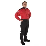 G-force 4125MEDRD Driving Suit One-piece Medium Red Top Black Bottom. Fixed Price $119.00.