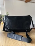 Tumi Harrison Matthew 63014 D Leather Black Flap Messenger Bag. Fixed Price $320.00.