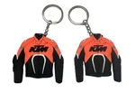Ktm Rubber Jacket Keychain Pair. Fixed Price $20.00.