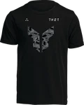 Thor Youth Iconic T-shirt Fits Carbon Black Small 3032-3827. Fixed Price $24.95.
