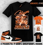 Shirt To Aj 1 High Og Shattered Backboard Sneaker Matching Mj Icon 23 Slam. Fixed Price $29.89.
