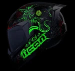 Icon Ultraflite Misanthrope Motorcycle Helmet - Glows In The Dark Adult 2XL. Fixed Price $375.00.