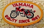 Yamaha Motorcycle Patch Quality Since 1887 Oval White Yellow Bike Graphics Red. Fixed Price $13.99.