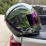 Icon Green Airform Ritemind Glow Helmet (adult X-l) 0101-14082. Fixed Price $160.00.