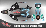 Graphics Kit For Ktm Sx 85 (2018-2023) Troy Lee Designs Team Custom Made Tld. Fixed Price $169.99.