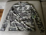 Fox Ls Tech Tee Camo Grn Medium. Fixed Price $28.99.