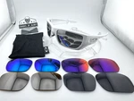 Oakley Style Switch Polished White Black Iridium Polarized Sunglasses OO9216-08. Fixed Price $240.00.