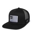 Alpinestars 1216-81100-1010-OS Flag Flat Trucker Hat Osfm Black. Fixed Price $32.16.