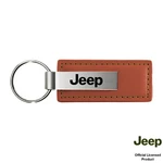 Au-tomotive Gold, Inc. Jeep Brown Leather Key Chain. Fixed Price $17.95.