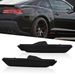 For 2010-2015 Chevrolet Chevy Camaro Smoked Lens Rear Side Marker Light Housing. Fixed Price $19.99.