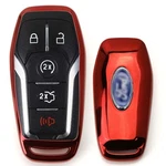 Chrome Red Tpu Fob Case Ford Lincoln 4/5-BUTTON Intelligent Keyless. Fixed Price $10.69.