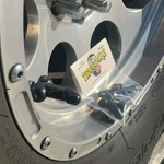 Prank Valve Stem Caps - Tirecockz Black Funny Weenie Shaped. Fixed Price $11.99.