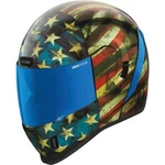 Icon Airform Old Glory Full Face Helmet Blue/red/white Dot ; Ece 22-06. Fixed Price $225.00.