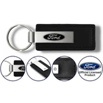 Ford Black Leather Key Fob Authentic Logo Chain Official Licensed. Fixed Price $17.95.