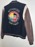 Vintage 80S 90S Roland Authorized Performer Varsity Jacket Lined Leather Rare Xl. Fixed Price $299.00.